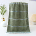 Toalha de rosto de algodão classe A, espessa, absorvente, em jacquard de poliéster e algodão, suave para a pele. Toalha de banho de algodão puro para adultos.