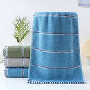 Toalha de rosto de algodão classe A, espessa, absorvente, em jacquard de poliéster e algodão, suave para a pele. Toalha de banho de algodão puro para adultos.