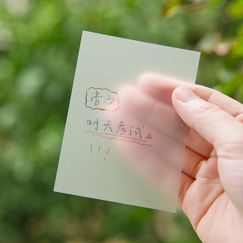 Adesivo Bloco de Notas - Post It Transparente