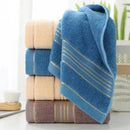 Toalha de rosto de algodão classe A, espessa, absorvente, em jacquard de poliéster e algodão, suave para a pele. Toalha de banho de algodão puro para adultos.