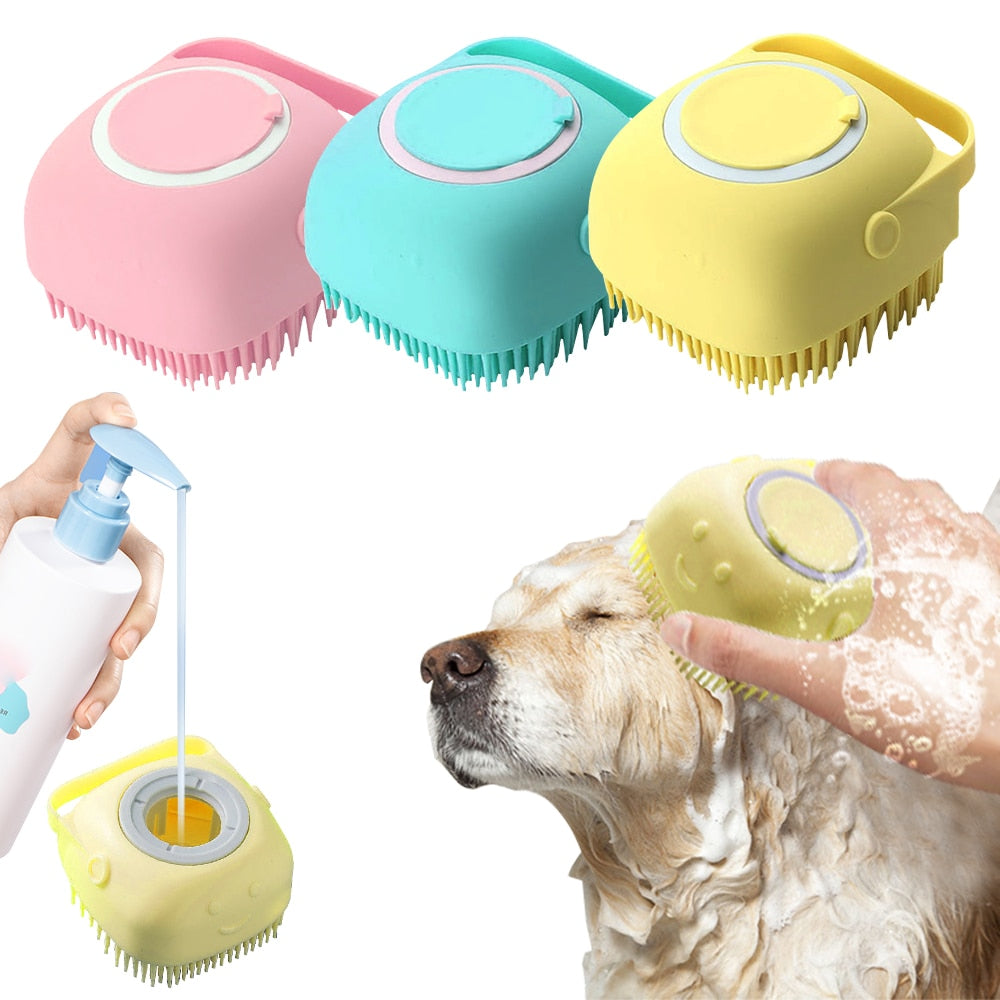 Escova macia de Silicone para Cães