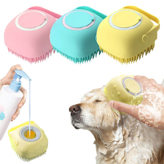 Escova macia de Silicone para Cães